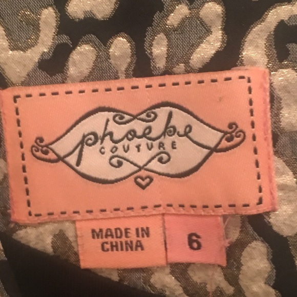 Phoebe couture leopard print cocktail dress - Picture 7 of 7